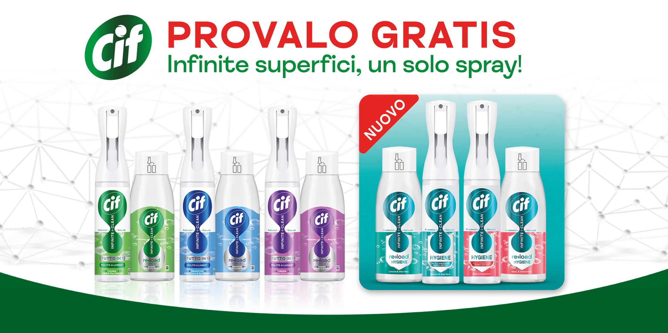 Immagine desktop col titolo della meccanica Cashback Cif provalo gratis
